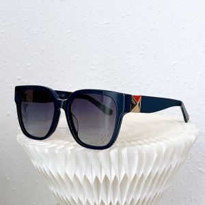 Valentino VA4111 Squared Sunglasses Acetate Frame with Roman Stud Black/Blue